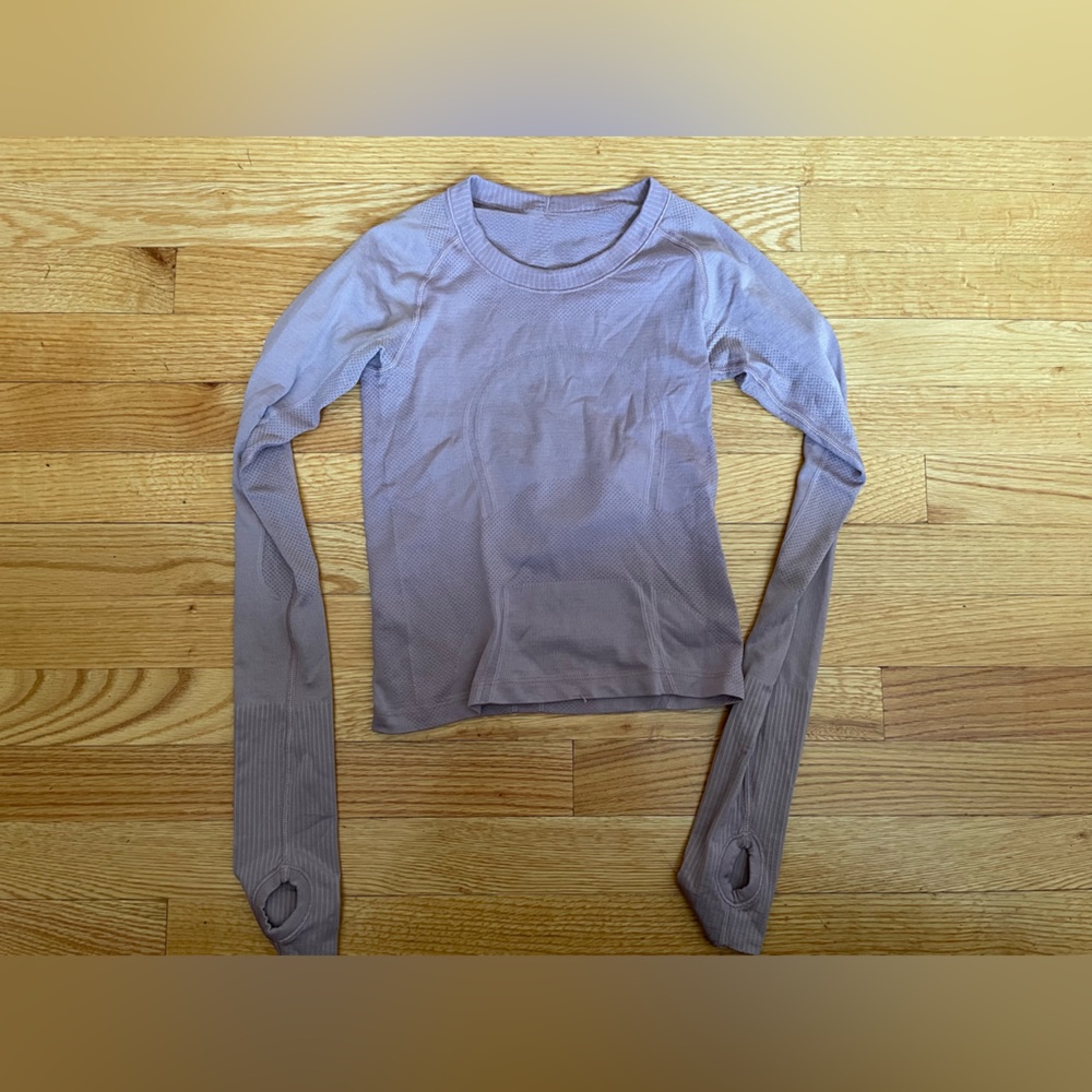 Lululemon swiftly tech LS size 2